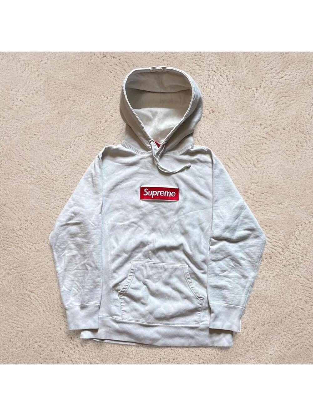 Beautiful heavyweight cotton supreme authentic box logo hoodie